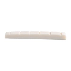 Miwayer 6 String Electric Guitar Bone Nut Flat Bottom Pre-Slotted Made of Real Bone (42 X 3.5 X 4.5/3.5mm 1 pack)