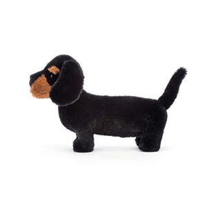 Jellycat Freddie Sausage Dachshund Wiener Dog Stuffed Animal, Small 7 inches | Dogs and Puppies Plush Toy | Classic Children's Gift