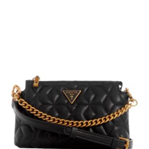 GUESS US Elenia Quilted Top-Zip Mini Crossbody