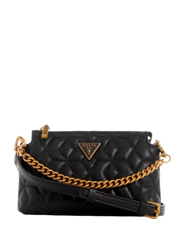 GUESS US Elenia Quilted Top-Zip Mini Crossbody