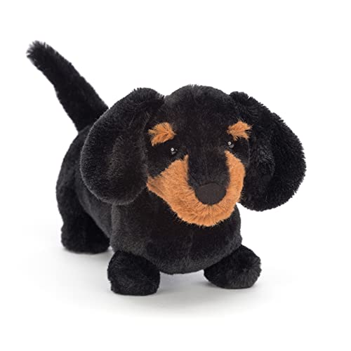 Jellycat Freddie Sausage Dachshund Wiener Dog Stuffed Animal, Small 7 inches | Dogs and Puppies Plush Toy | Classic Children's Gift