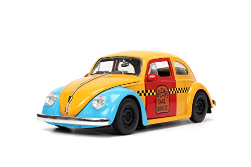 Sesame Street 1:24 1959 Volkswagen Beetle Die-cast Car & 2.75" Oscar The Grouch Figure, Toys for Kids and Adults