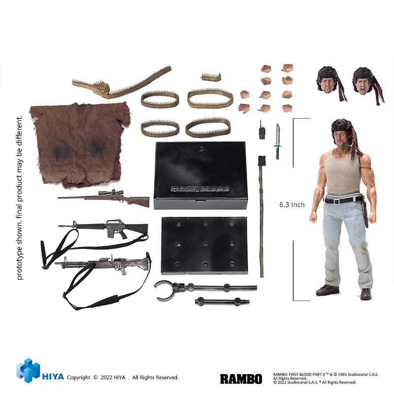 Hiya Toys Rambo: First Blood Exquisite Super Series 1:12 Scale PX Action Figure