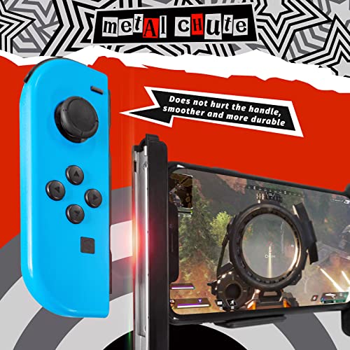 Switch Joycon Controller Holder Compatible with iPhone/iPhone Pro Max, Joy Con Game Controller for Each Size iPhone, Gaming Controller holder kit, Need Upgrade to IOS16 or Above.