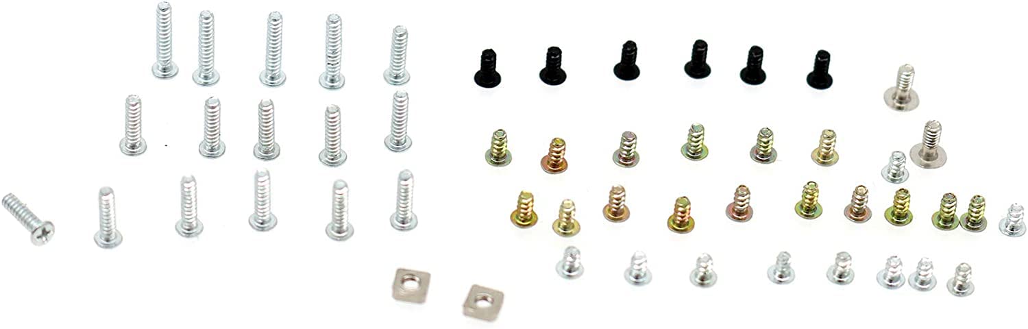 JMXLDS Replacement Full housing Shell Screw Set for New 3DS XL LL Console 2015