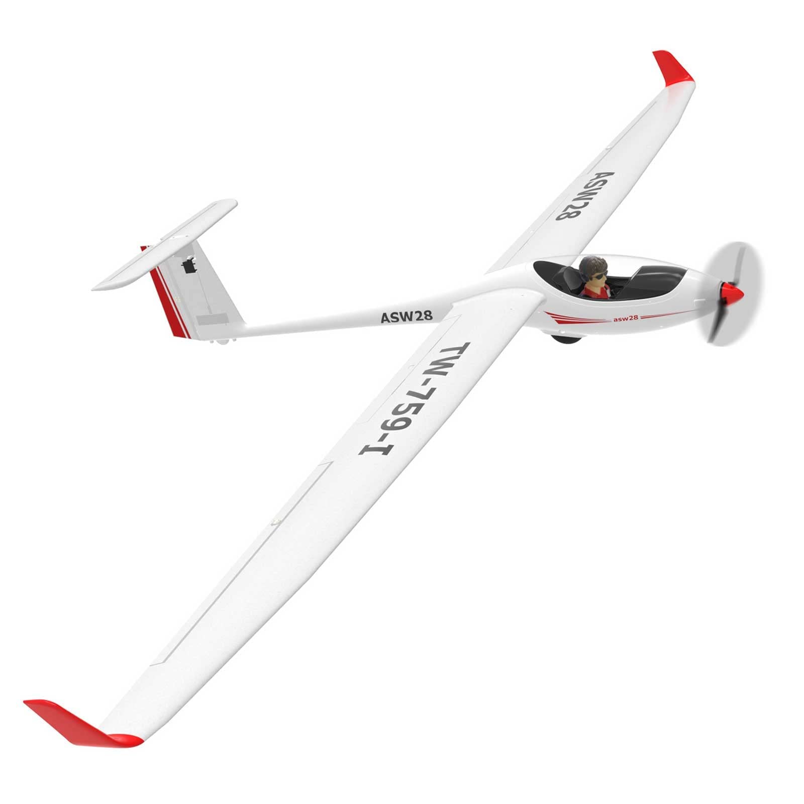 QIYHBVR RC Airplane- 2.6m Wingspan Rc Plane-2.4Ghz 6CH-PNP RC Airplane, Easy, Great Gift Toy with Power Brushless Motor, NO Remote NO Battery for Adults Or Advanced Kids