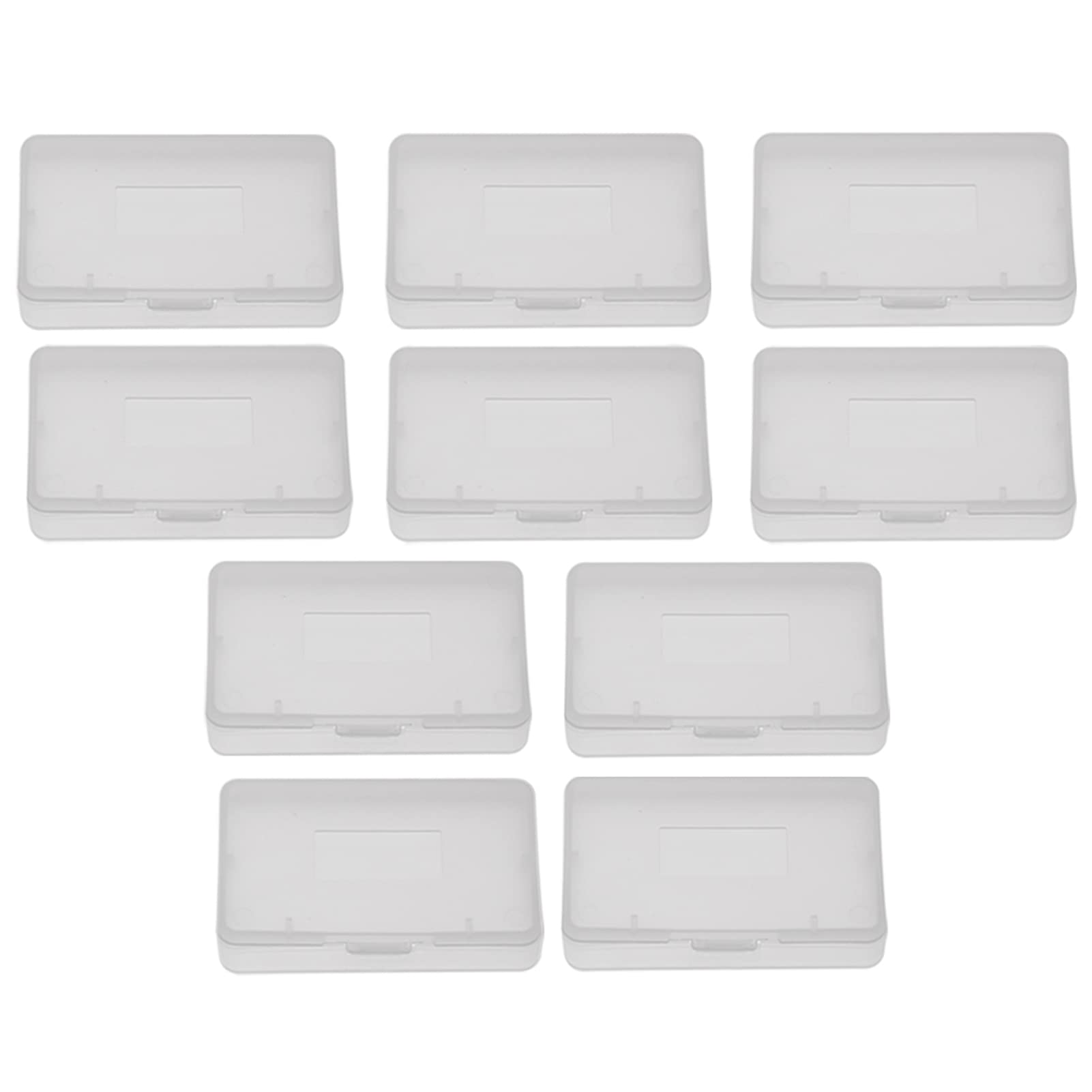 Tyenaza 10pcs Game Card Cartridge Case, Clear Protective Game Cartridge Case Transparent Anti Dust Cover Cartridge Game Case Storage Box for Game Boy Advance GBA