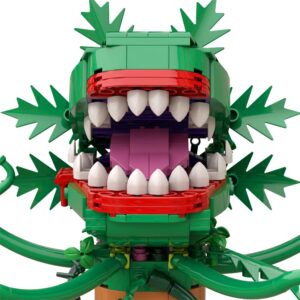 TTEHGB TOY Audrey II Building Block Kit, Piranha Flower Little Shop of Horrors Building Toys, Cannibal Flower Building Blocks Toys, Christmas (303Pcs)