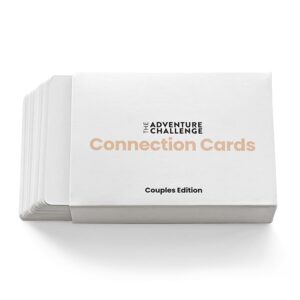 the adventure challenge 50 question date night idea cards, connection cards for couples, relationship game, best wedding gifts for newlyweds