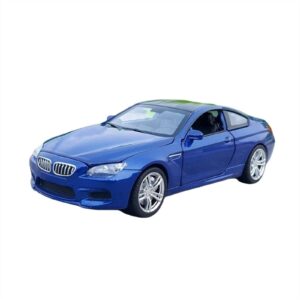 car diecast model alloy car model diecast & toy vehicle metal toy car model collection sound light simulation childrens toy gift 1/32 for bmw for m6 for coupe (color : blue)