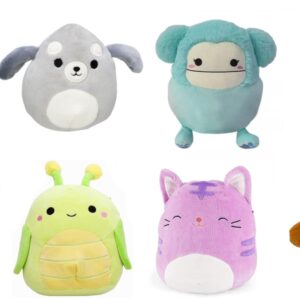 Squishmallows Official Box Set of 8 - 5 inch 5" Favorites Squishmallows Pack (Greta, Patty, Brian, Pilar, Joelle, Tabitha, Meadow, Avery)