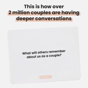 The Adventure Challenge 50 Question Date Night Idea Cards, Connection Cards for Couples, Relationship Game, Best Wedding Gifts for Newlyweds