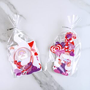 Winlyn 36 Sets Valentine's Day Gnome Ornaments Decorations DIY Valentine Gnome Craft Kits Assorted Gnome Shaped with Heart Valentine Stickers for Kids Valentine Classroom Activities Gift Exchange