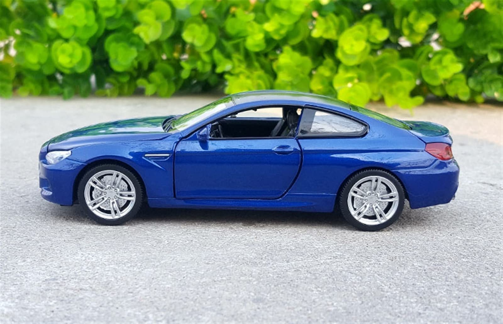 Car Diecast Model Alloy Car Model Diecast & Toy Vehicle Metal Toy Car Model Collection Sound Light Simulation Childrens Toy Gift 1/32 for BMW for M6 for Coupe (Color : Blue)