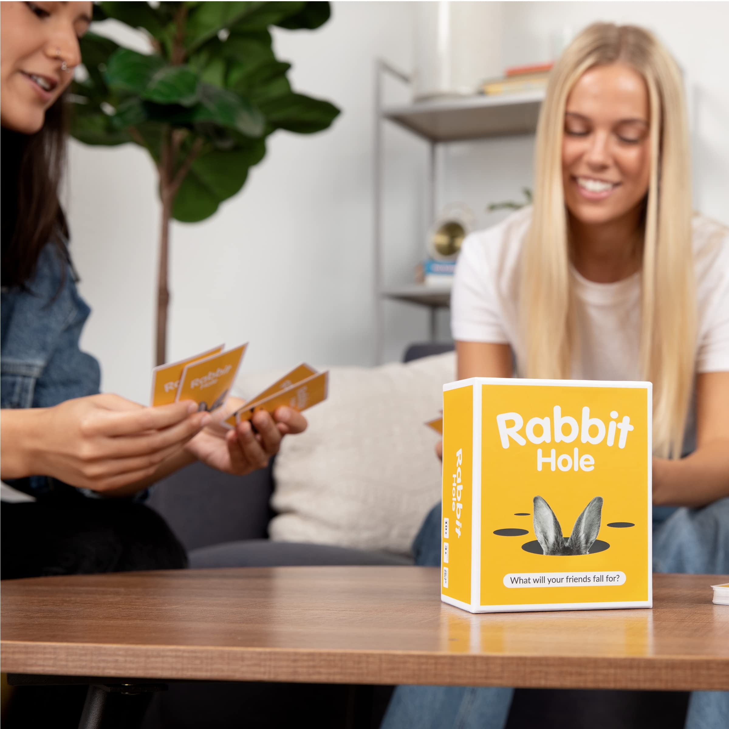 RABBIT HOLE Party Game - The “What Will Your Friends Fall for?” Family Card Game - for Kids, Tweens, Teens, College Students, Adults and Families, at Fun Parties and Board Games Night with Your Group