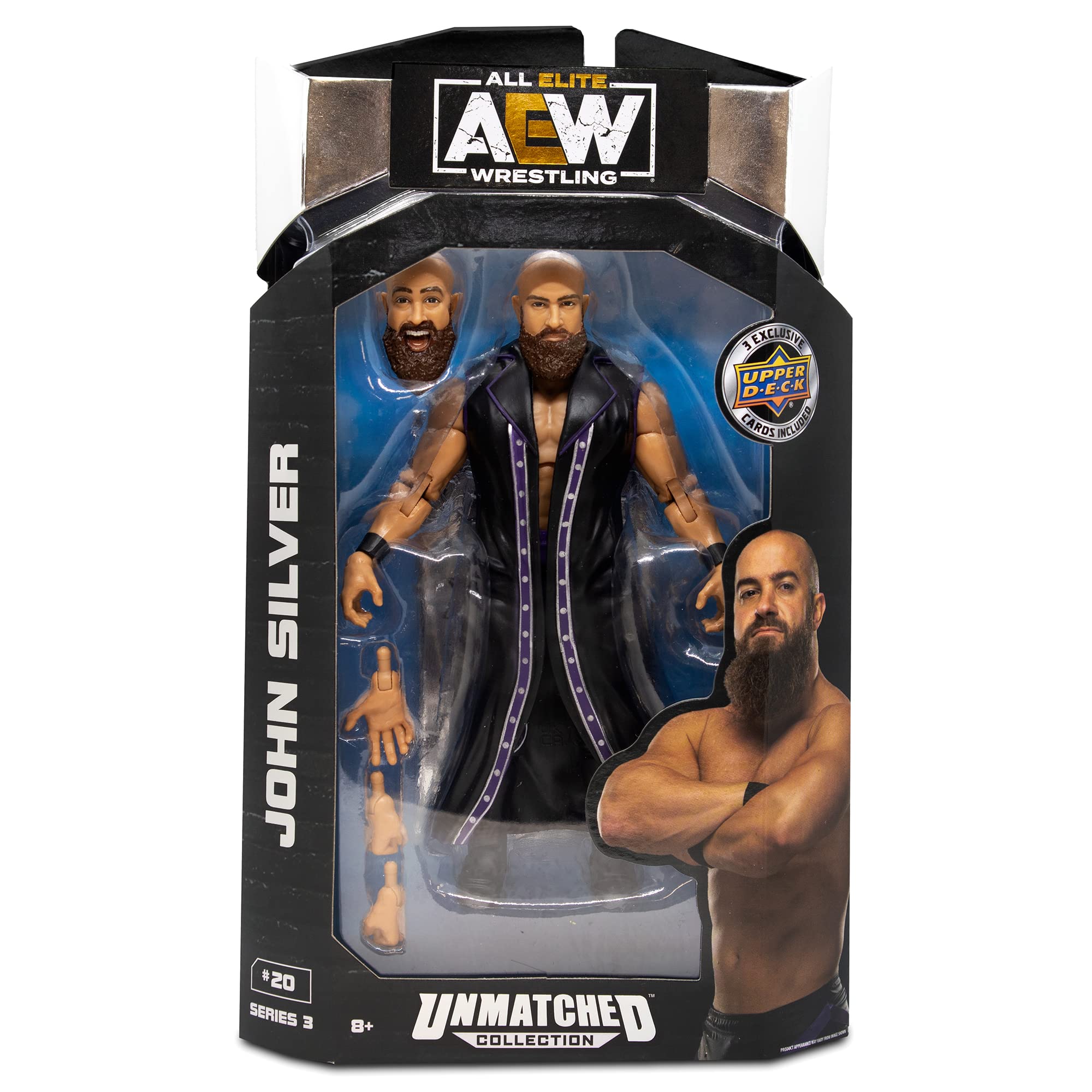 Ringside John Silver - AEW Unmatched Series 3 Toy Wrestling Action Figure