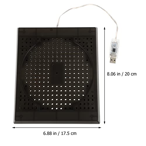 SOLUSTRE USB Base Lighting Powered Series Console X/s S/S/x Compatible Vertical System USB Cooling Light Holder for RGB X with Stand Led