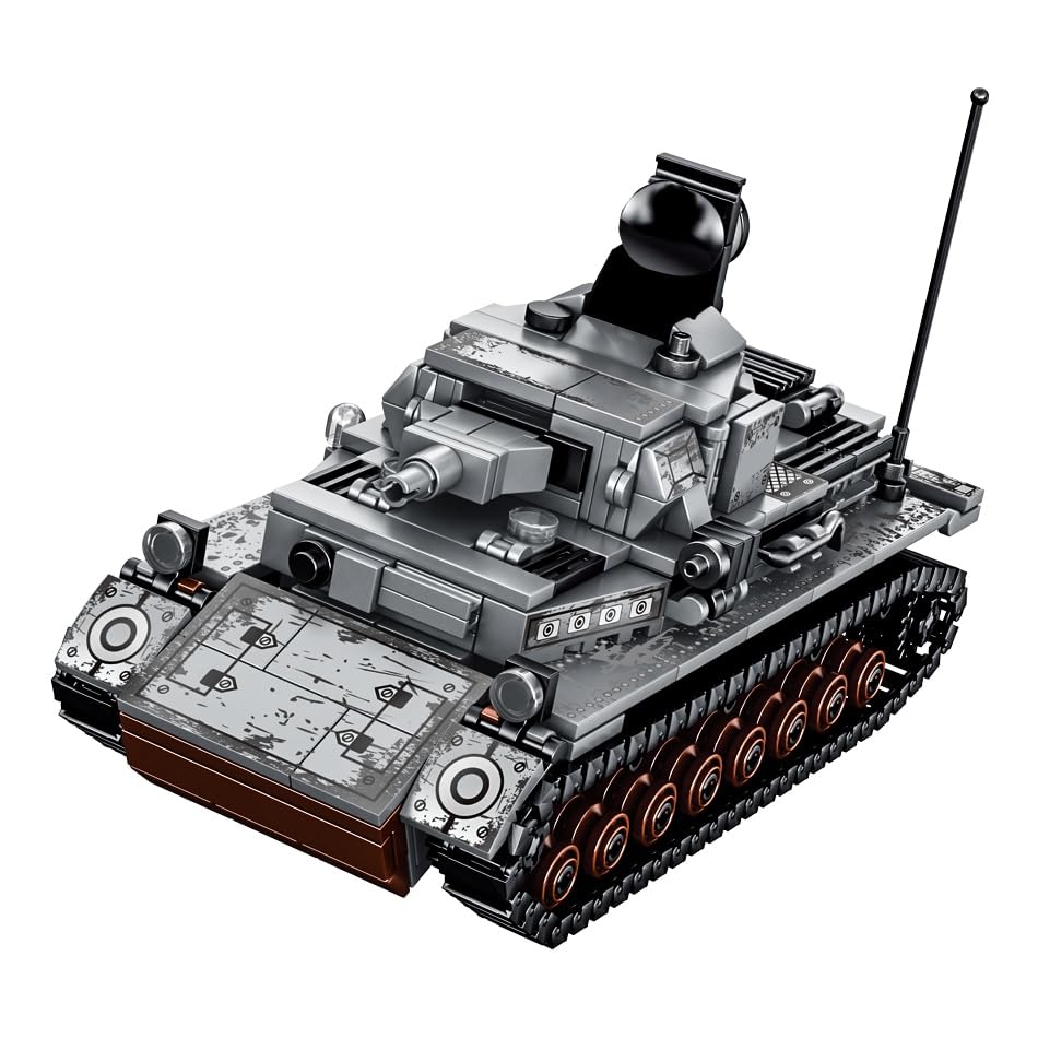 General Jim's German Panzer IV Military Iron Empire WW2 Tank Building Blocks Bricks Set