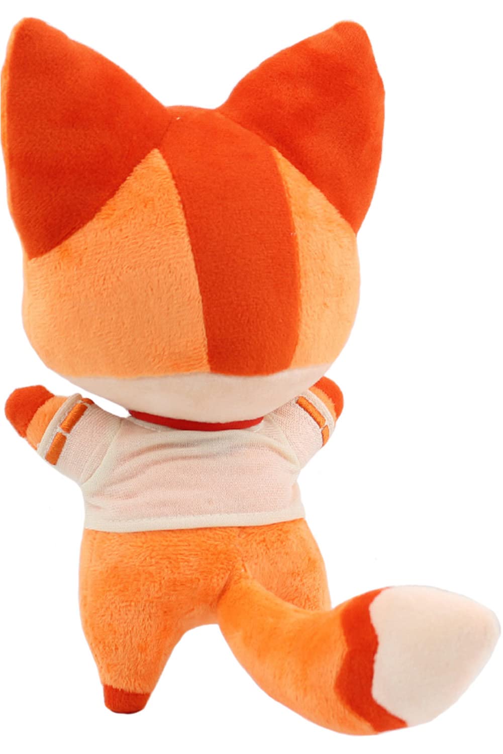 Pacreck Fox Plush Doll Animal Fox Ears Plush Pillow Plushies Stuffed Toy Birthday Xmas Gifts (10in)