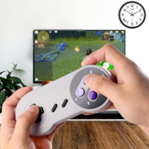 USonline911 Premium Remote Controller Video Game Pad Fits for Nintendo SNES System Console Replacement Controller 6FT SNS-005