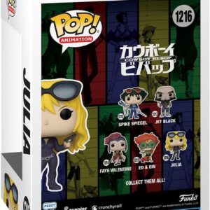 Funko POP! Animation: Cowboy Bebop - Julia Bundled with a Byron's Attic Pop Protector