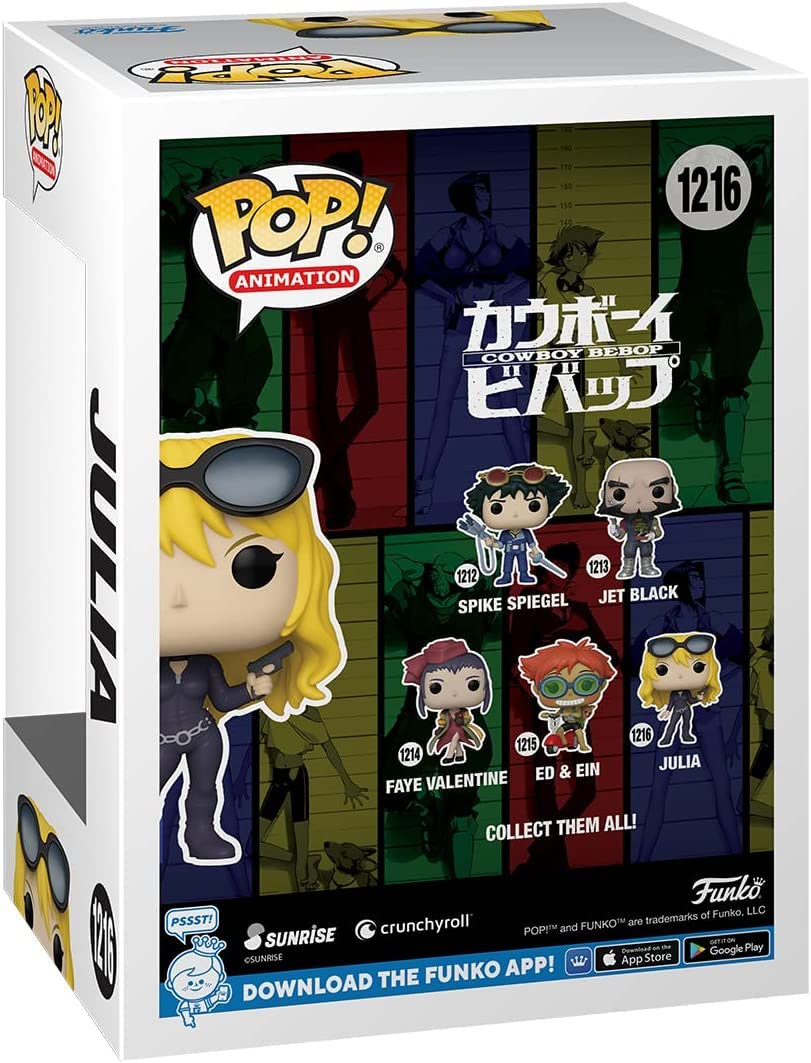 Funko POP! Animation: Cowboy Bebop - Julia Bundled with a Byron's Attic Pop Protector