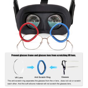 Lens Anti-Scratch Ring and Neck Hanging Battery Pack for Oculus Quest 2