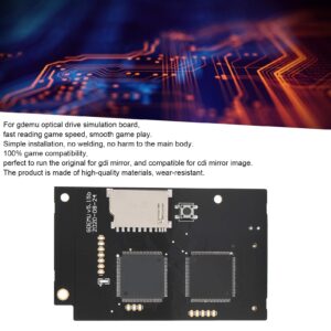 Replacement GDEMU Optical Drive Board V5.15b for Dreamcast Game Console VA1 Host, Gaming Optical Drive Simulation Board Kits