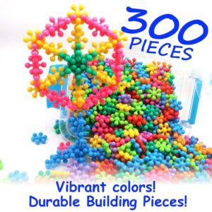 Nick Knack's Essentials 300 Pieces - STEM Interlocking Building Toy Set Linking Jax for Childhood Educational Development | Multicolored Classroom Set