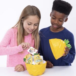 Ryan's World Island Adventures - Mystery Pineapple Egg - New Tropical Adventure for Ryan and his Fans - Contains 4 Mystery Micro Figures, Pineapple Island Hopper Micro Vehicle, Kinetic Sand, Stickers