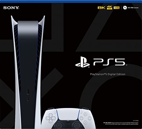 Sony Playstation 5 Digital Edition PS5 Console. (Disc Free~)