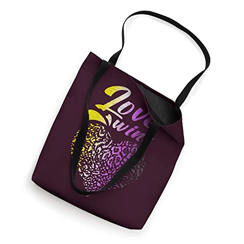 Love wins, heart in nonbinary colors, LGBT Pride Tote Bag