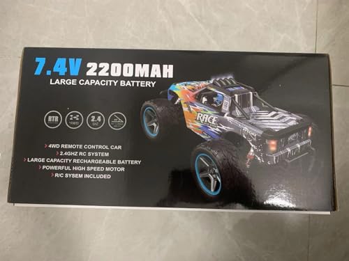 WLtoys 104019 1:10 2.4G Racing Remote Control Car 55KM/H 4WD Large Alloy Electric Remote Control Crawler RC car for Young People