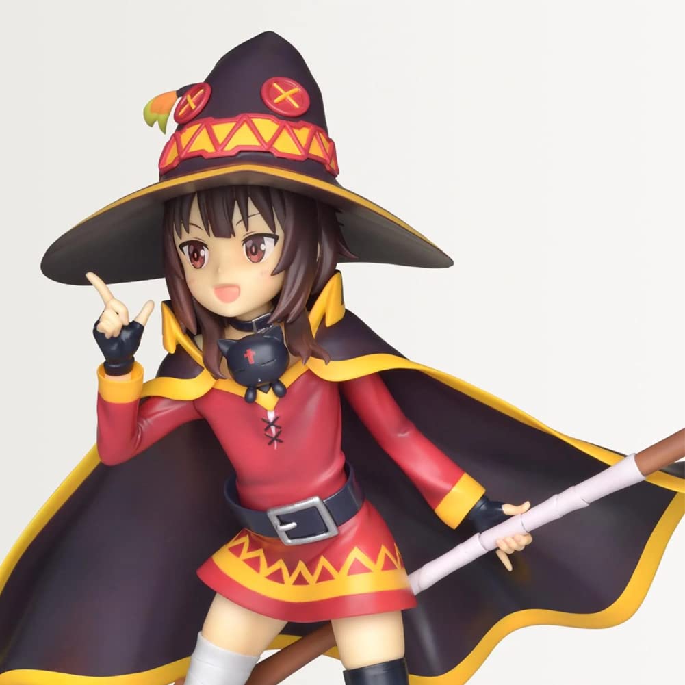 QAHEART Anime Megumin/Aqua Action Figure Model Statue Collectibles Toy Desktop Ornaments (20cm, Megumin-C)