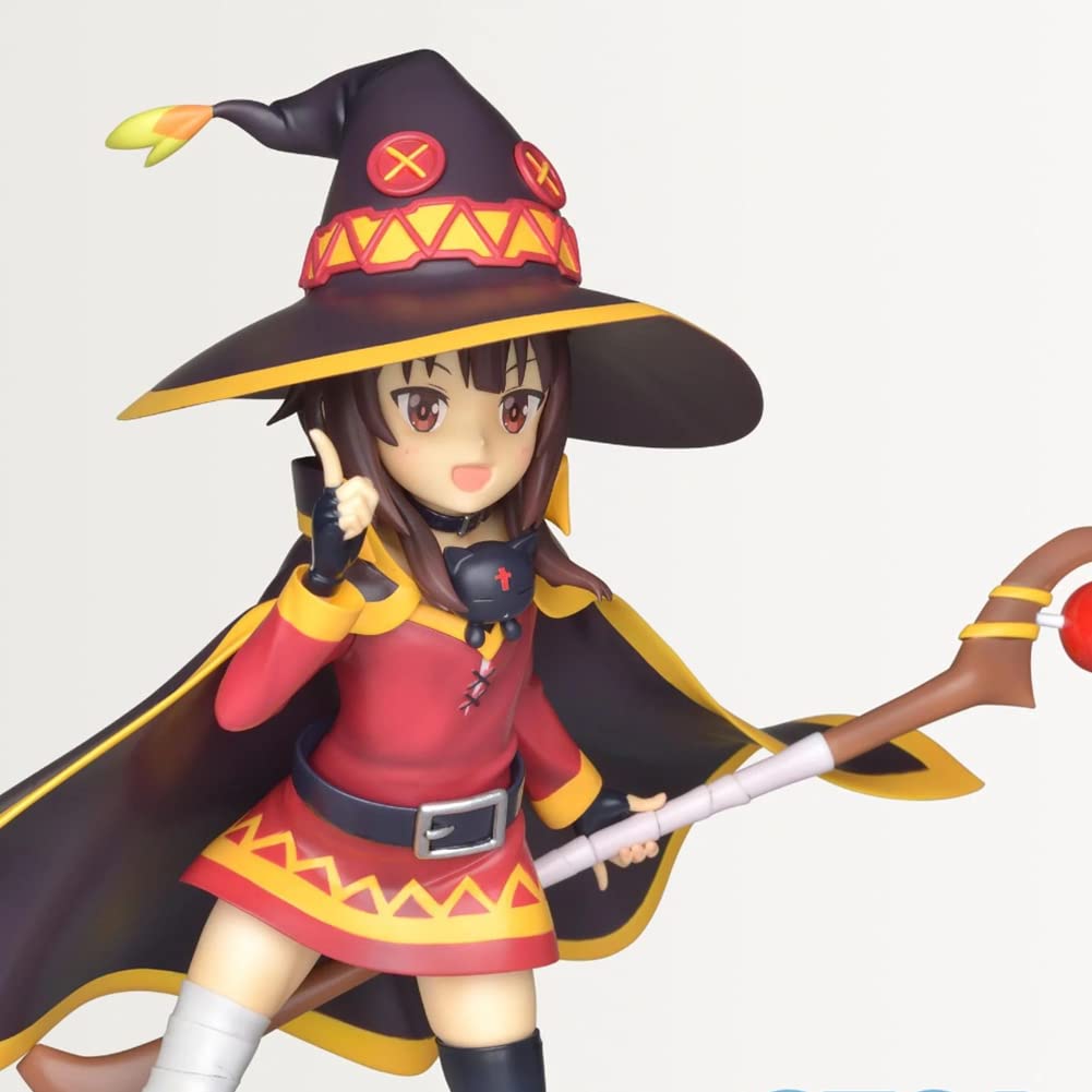 QAHEART Anime Megumin/Aqua Action Figure Model Statue Collectibles Toy Desktop Ornaments (20cm, Megumin-C)