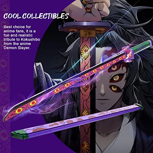 Jorumo Demon Slayer Sword Building Set, 39in Kokushibo Sword Building Block with Scabbard and Stand, Handmade Cosplay Anime Sword Toy Building Set for Collecting and Gifting, 789 pcs