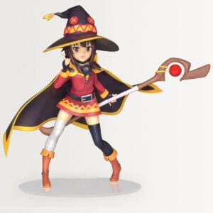 QAHEART Anime Megumin/Aqua Action Figure Model Statue Collectibles Toy Desktop Ornaments (20cm, Megumin-C)