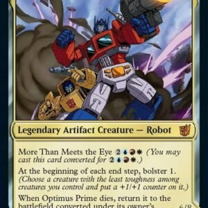 Magic The Gathering - Optimus Prime, Hero // Optimus Prime, Autobot Leader (013) - Foil - Transformers