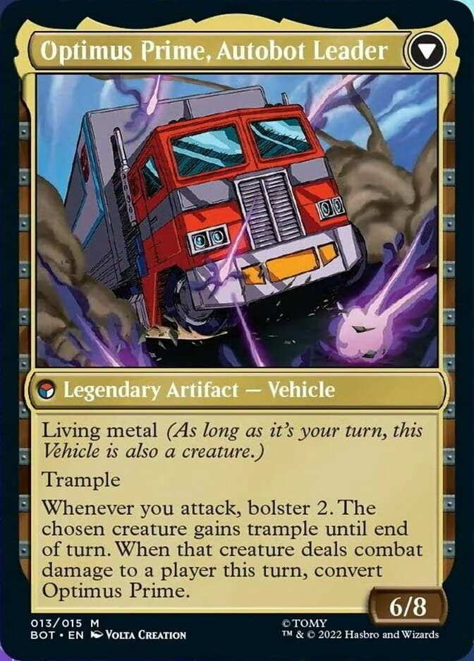 Magic The Gathering - Optimus Prime, Hero // Optimus Prime, Autobot Leader (013) - Foil - Transformers