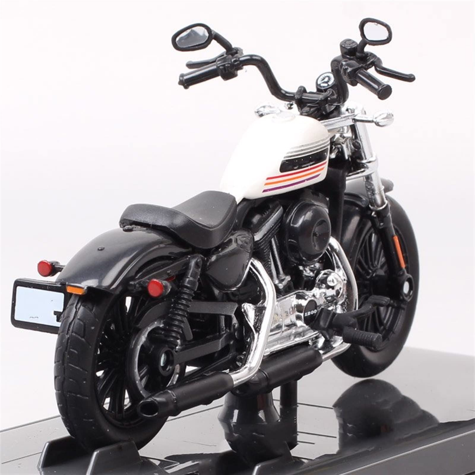 NJCORE 1/18 Scale Small 2018 HD Forty-Eight Special Diecasts & Toy Vehicles Motorcycle Street Bike Sportster Toy White Replicas