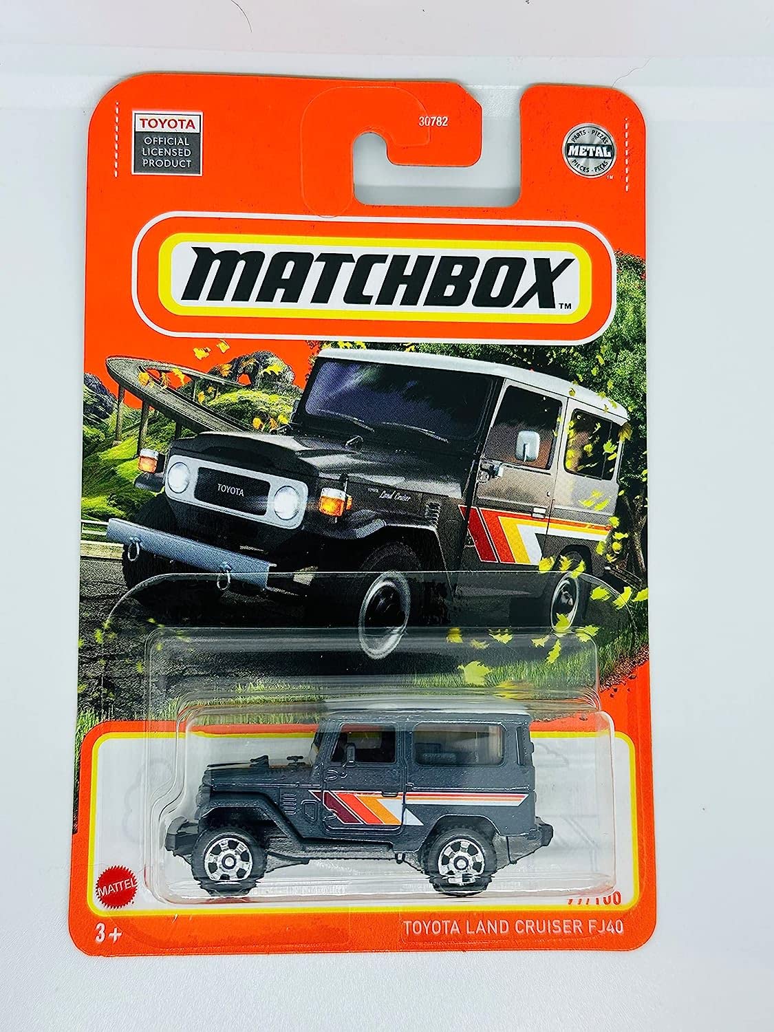 Matchbox 2022 - Toyota Land Cruiser FJ40 - Gray - 97/100 - Mint/NrMint Ships Bubble Wrapped in a Box