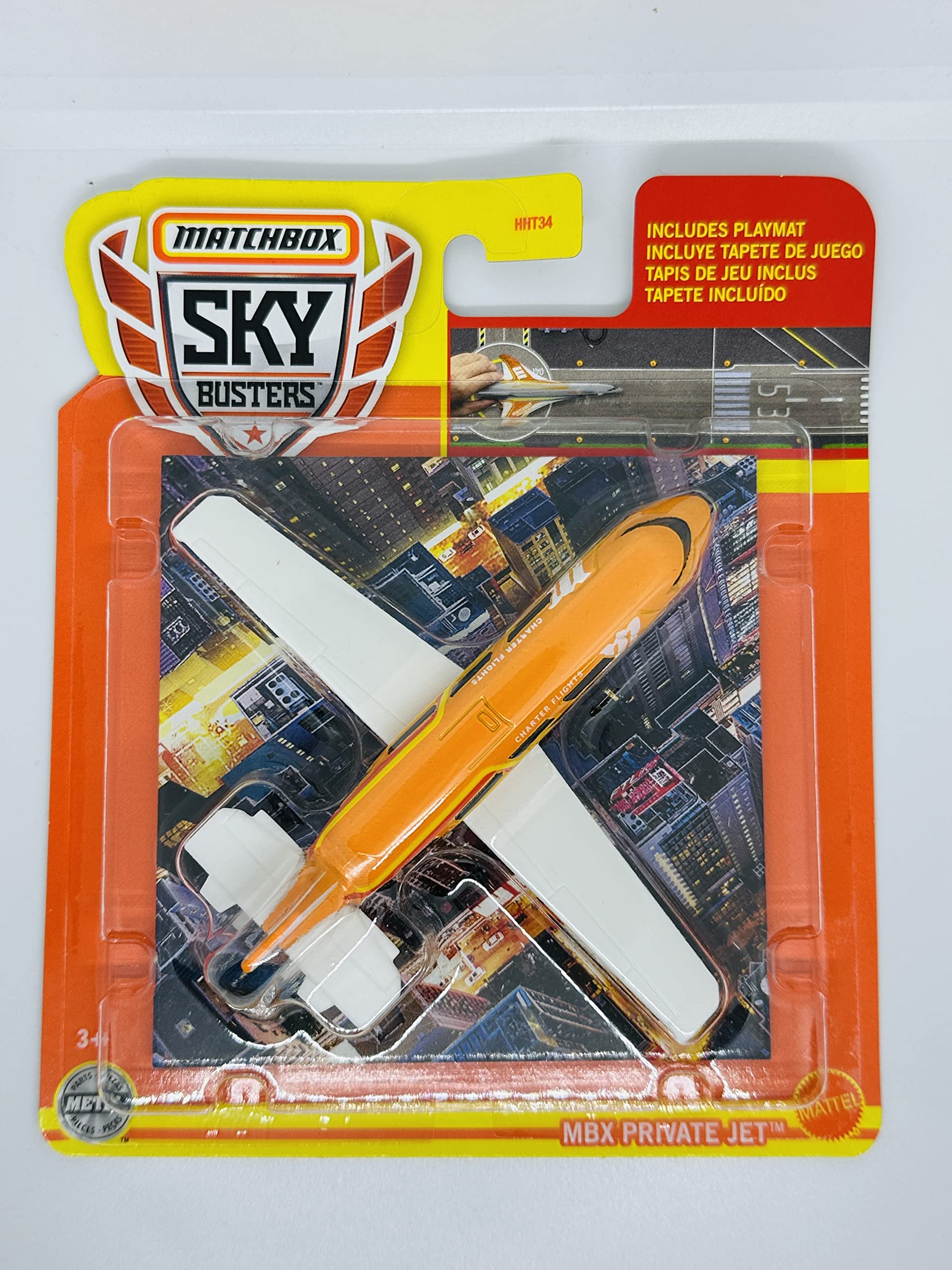 Matchbox 2022 - Sky Busters - MBX Private Jet - Orange -21/33 - Jet