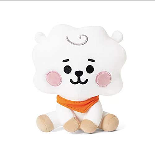 Lerion Cute Cartoon Pillow Doll (Rj, 4.5 inch) - Small Plush Puppets for Kids, Baby Series Stuffed Animal Figure