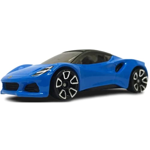 Hot Wheels 2022 - Lotus Emira - Blue - HW Exotics 10/10 - Mint/NrMint Ships Bubble Wrapped in a Box