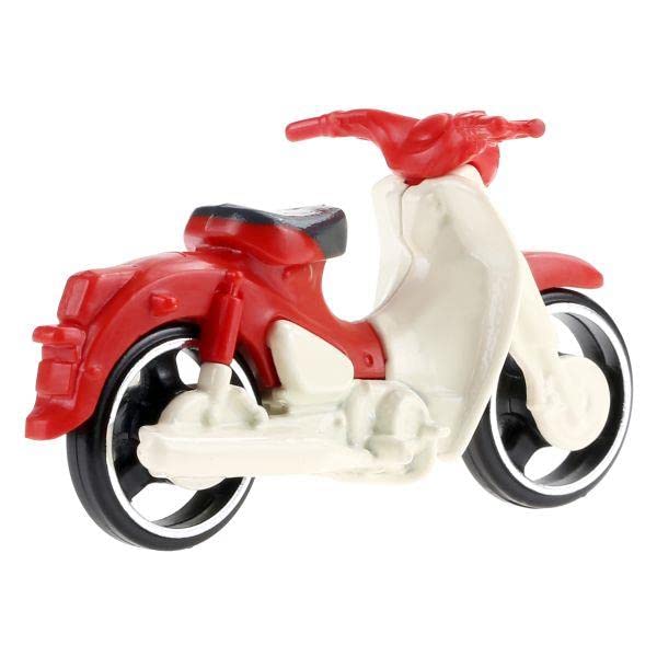 Hot Wheels 2022 - Honda Super CUB - White/Red - Factory Fresh 8/10