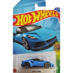 Hot Wheels 2022 - Lotus Emira - Blue - HW Exotics 10/10 - Mint/NrMint Ships Bubble Wrapped in a Box