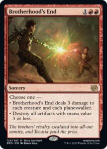 magic: the gathering - brotherhood's end (128) - the brothers' war