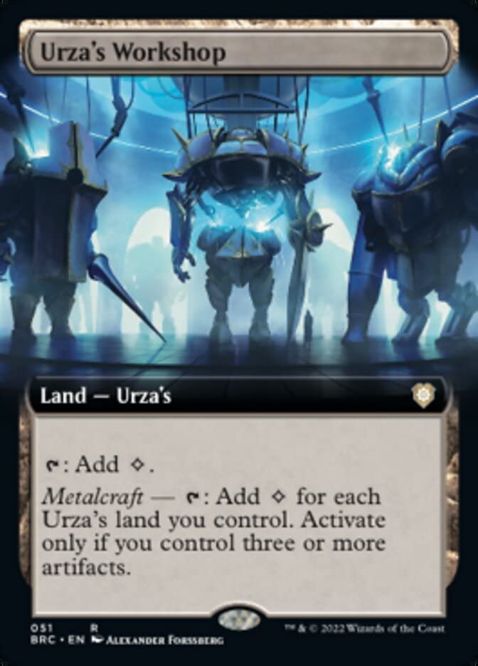 Magic: the Gathering - Urza's Workshop (051) - Extended Art - The Brothers' War Commander