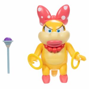 super mario world of nintendo 4 inch scale wendy koopa with wand 41543