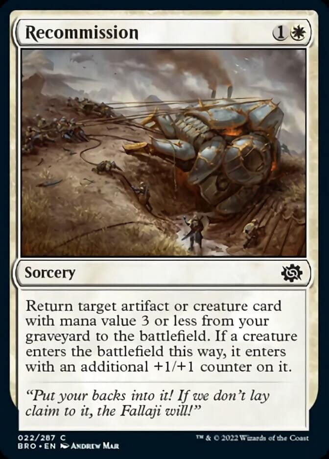 Magic: the Gathering - Recommission (022) - The Brothers' War